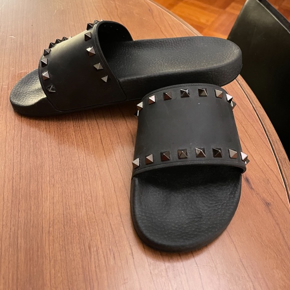 Valentino Garavani Rubber Sandal with Studs \